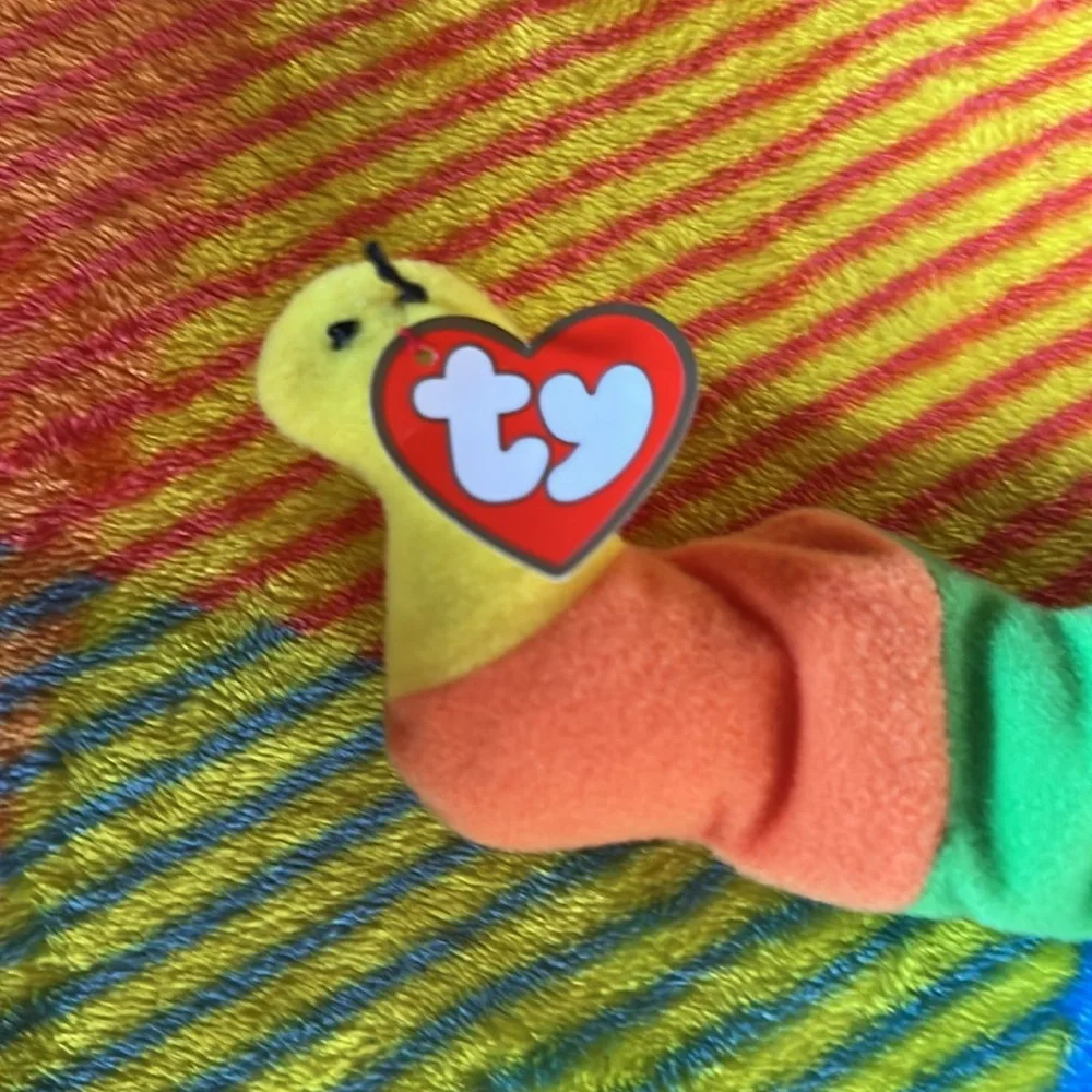 Ty Inch the Inchworm Teenie Beanie Baby